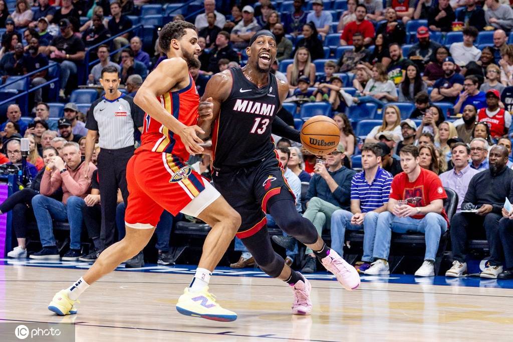 阿德巴约23+12凯恩26分 希罗22分热火狂胜鹈鹕